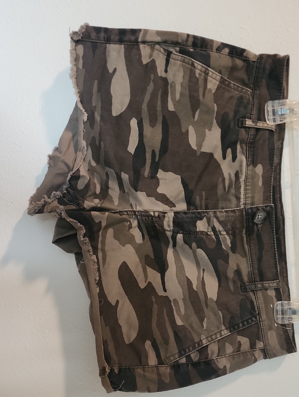 Express Olive Green Cargo Shorts